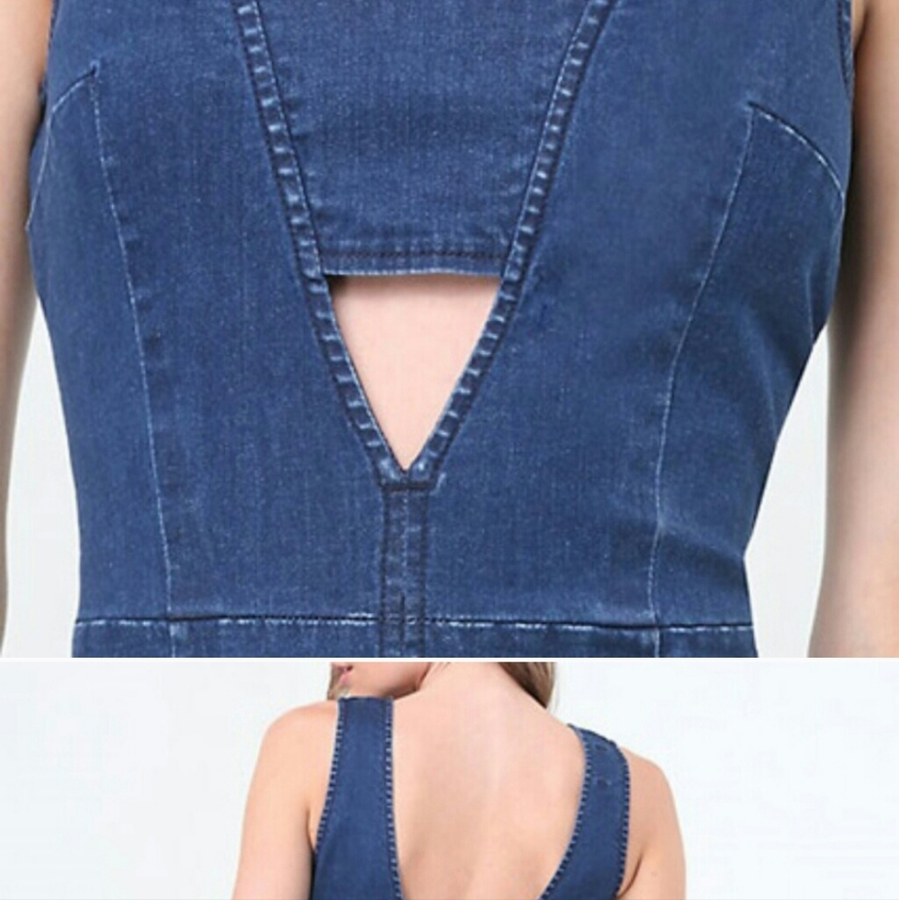 Nwt denim dress - Picture 4 of 6